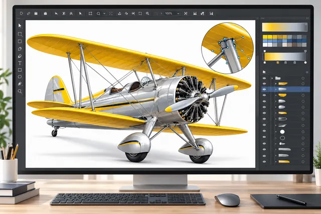 UK CorelDRAW Vintage Biplane