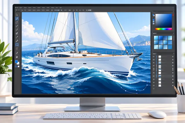 UK Illustrator Sailing Yacht