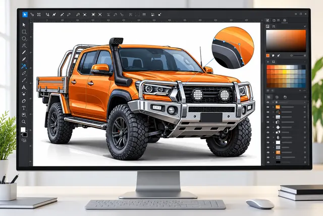 Australia CorelDRAW Utility Truck