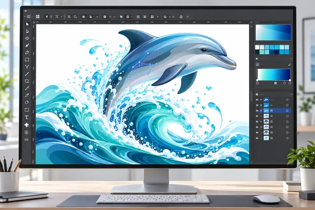 Australia CorelDRAW Dolphin
